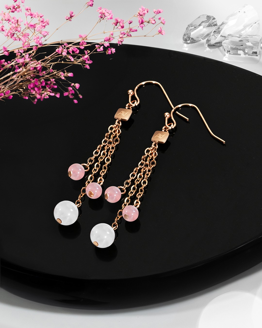 Ohrringe Steinheilkunde Glück in der Liebe