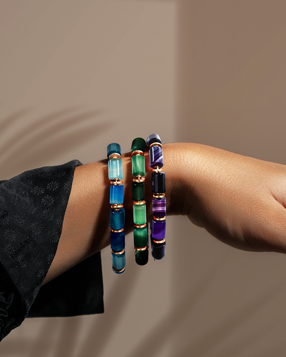 Packshot Armband Blauer Achat Liparia