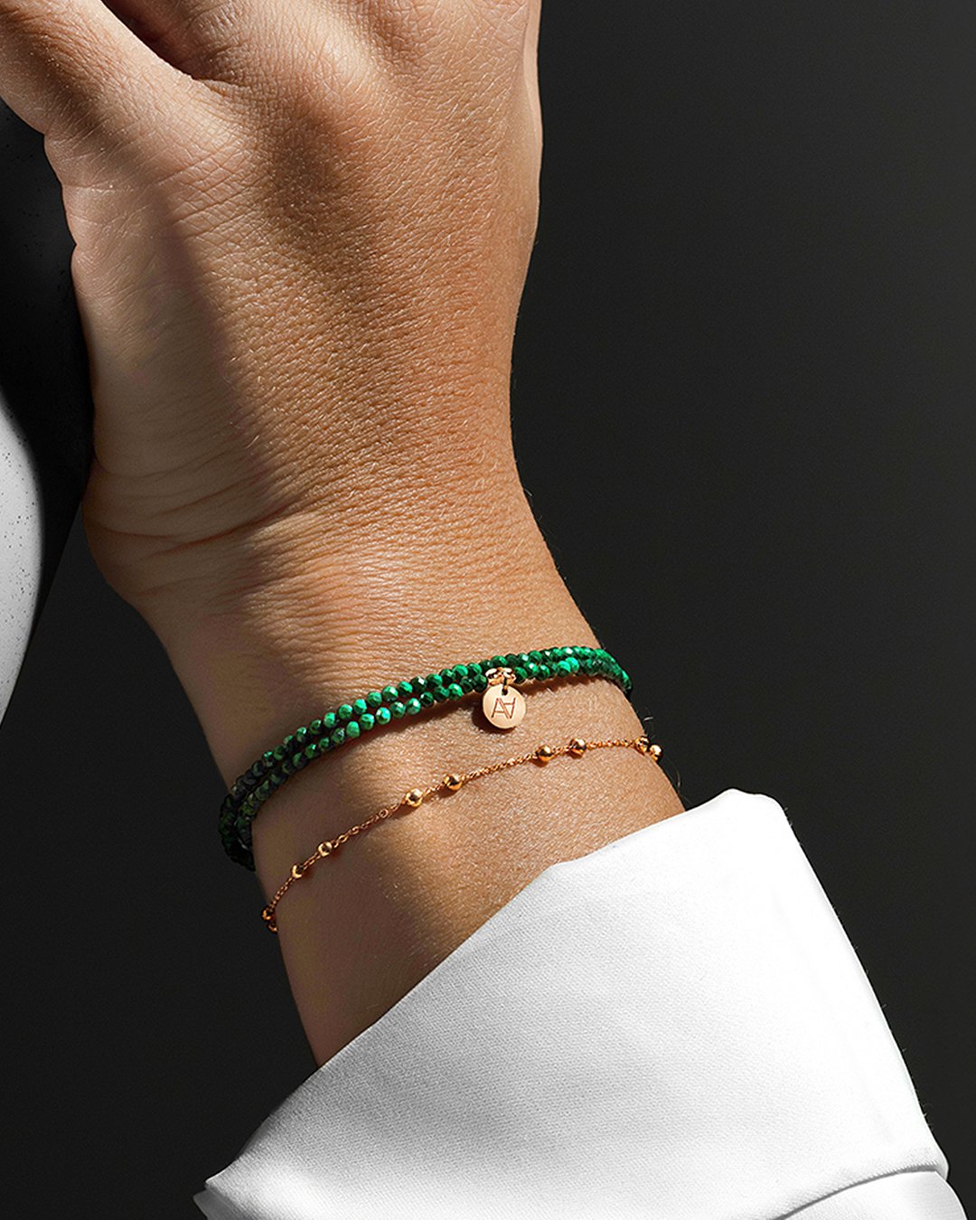 Lifestyle Armband Malachit  Venozillo