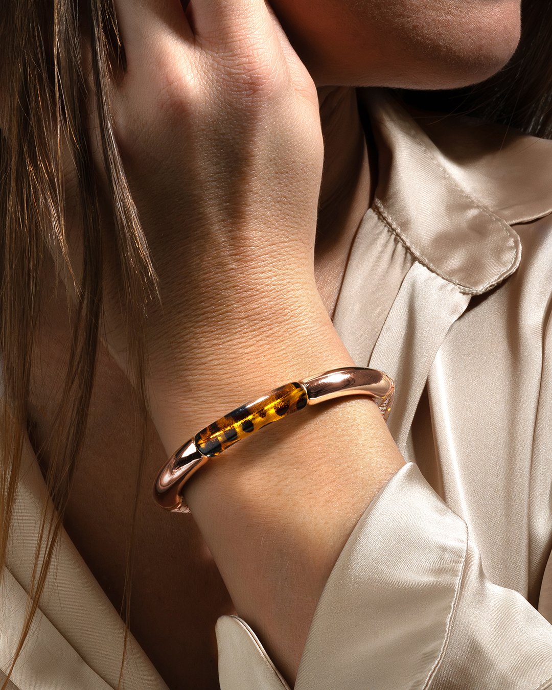 Armband Acetate Leopard Livenzo