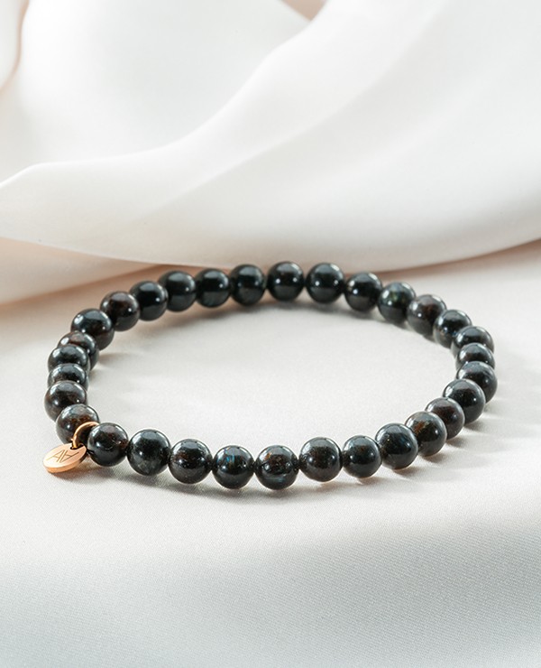 Bracelet biotite 6mm