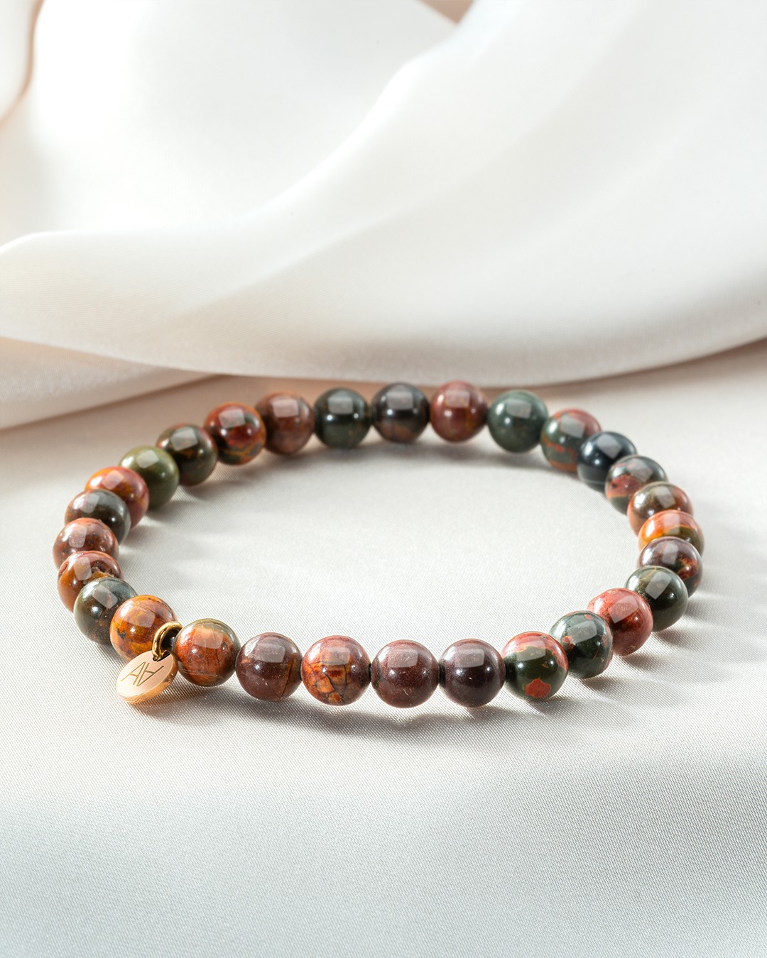 Armband Natursteine Bracelet jaspe polychrome 6mm