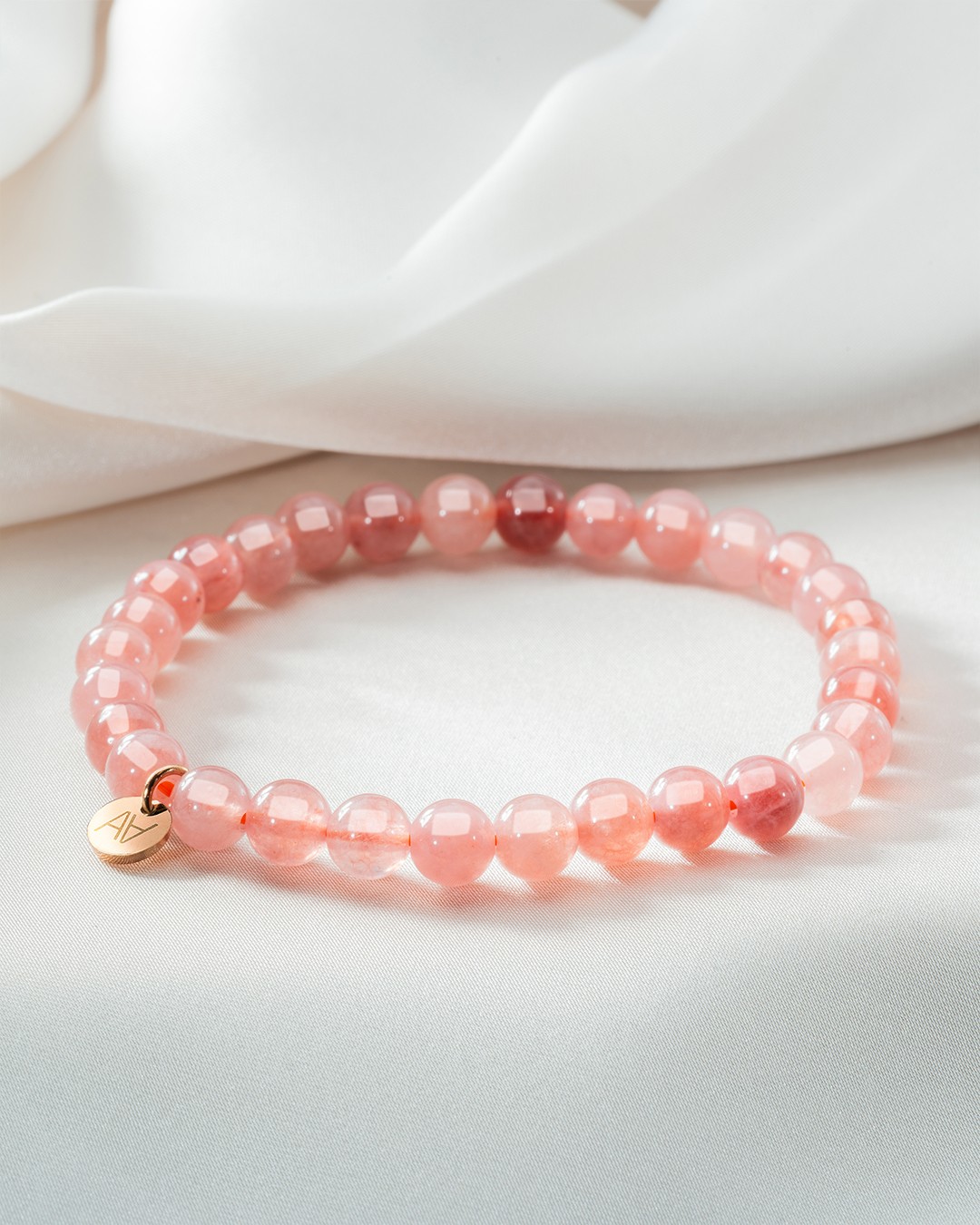 Armband Natursteine Bracelet pierre de soleil 6mm (traitée)