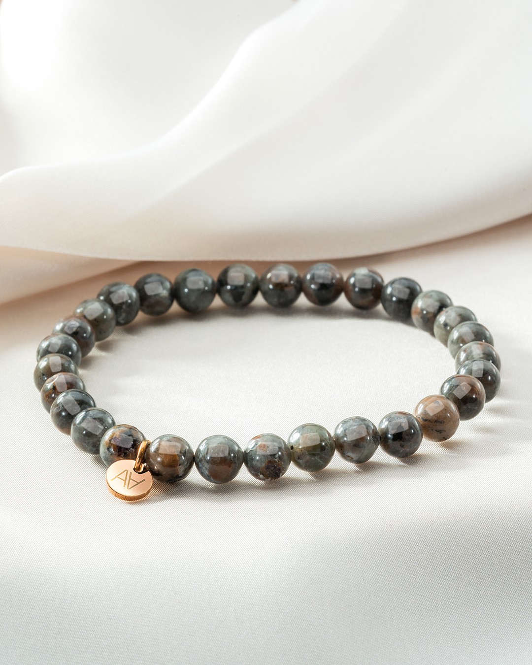 Armband Natursteine Bracelet yooperlite 6mm (06-07mm)