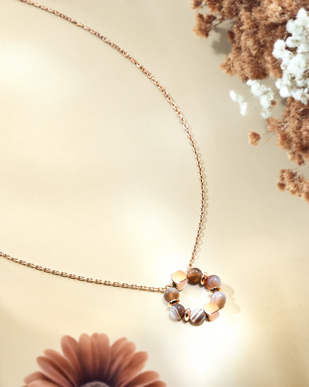 Anhänger Botswana Achatstein Savania