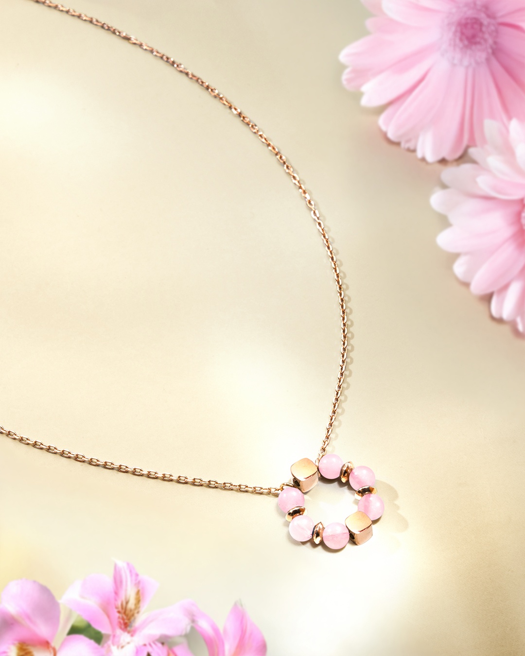 Anhänger Rosenquarz Auroria