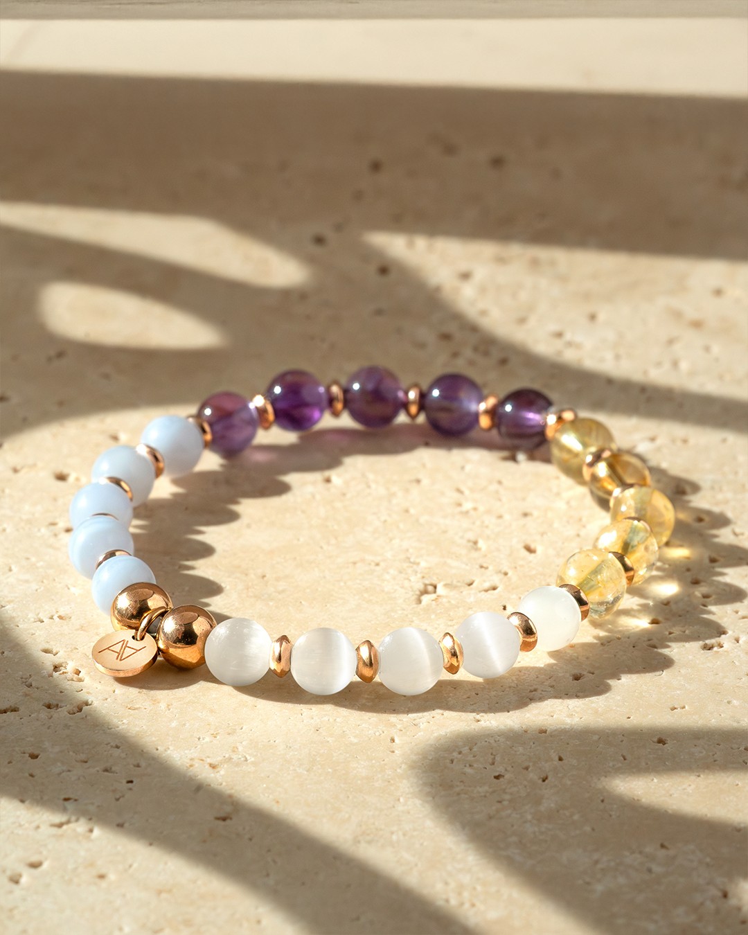 Armband Steinheilkunde Bracelet de lithothérapie personnalisé