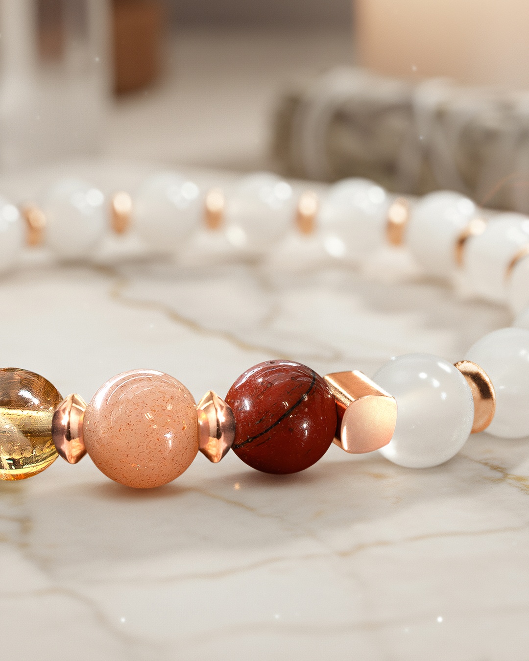 Packshot Armband Steinheilkunde 7 Chakren Gleichgewicht