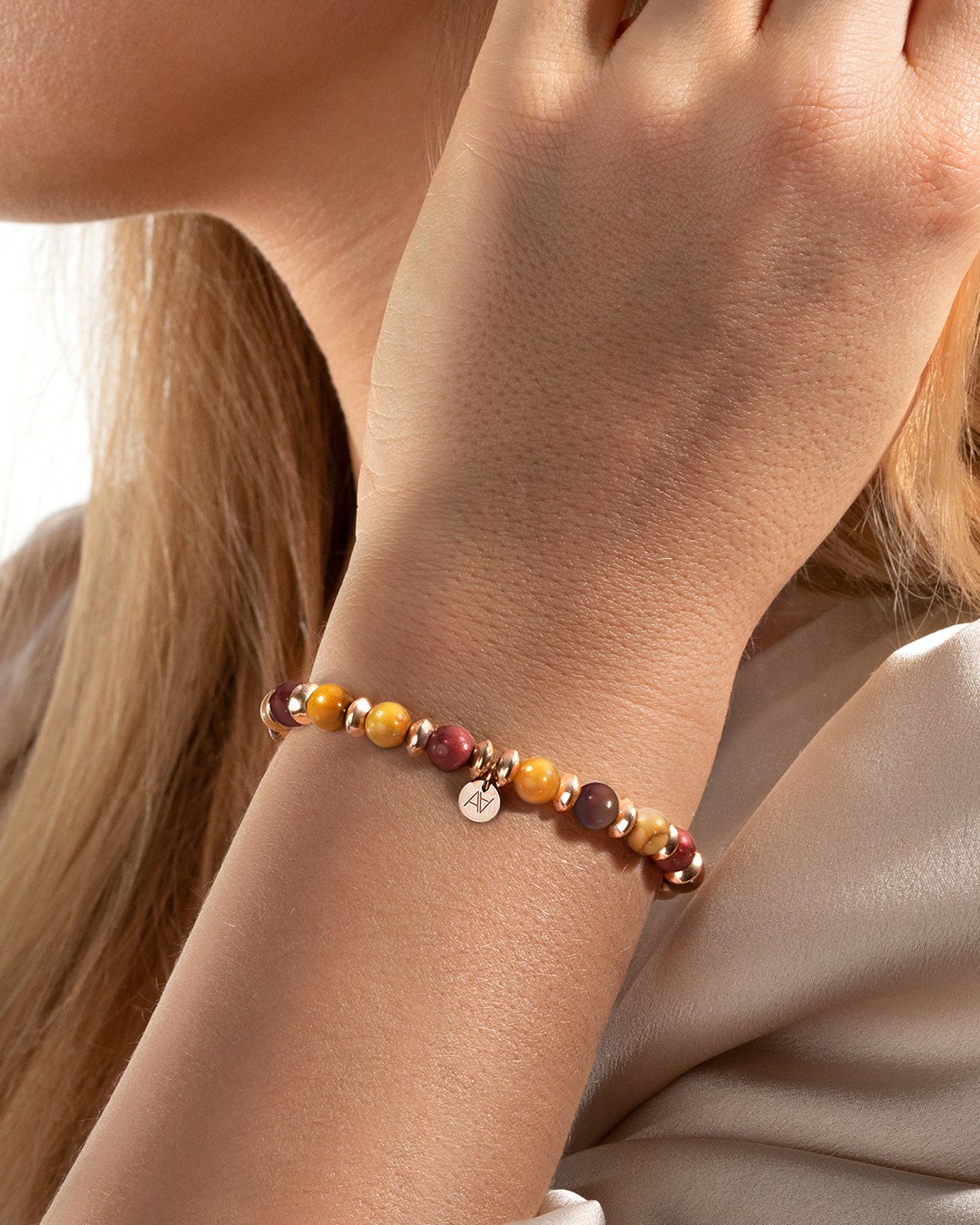 Armband Mokkaite-Japisstein Bellagio