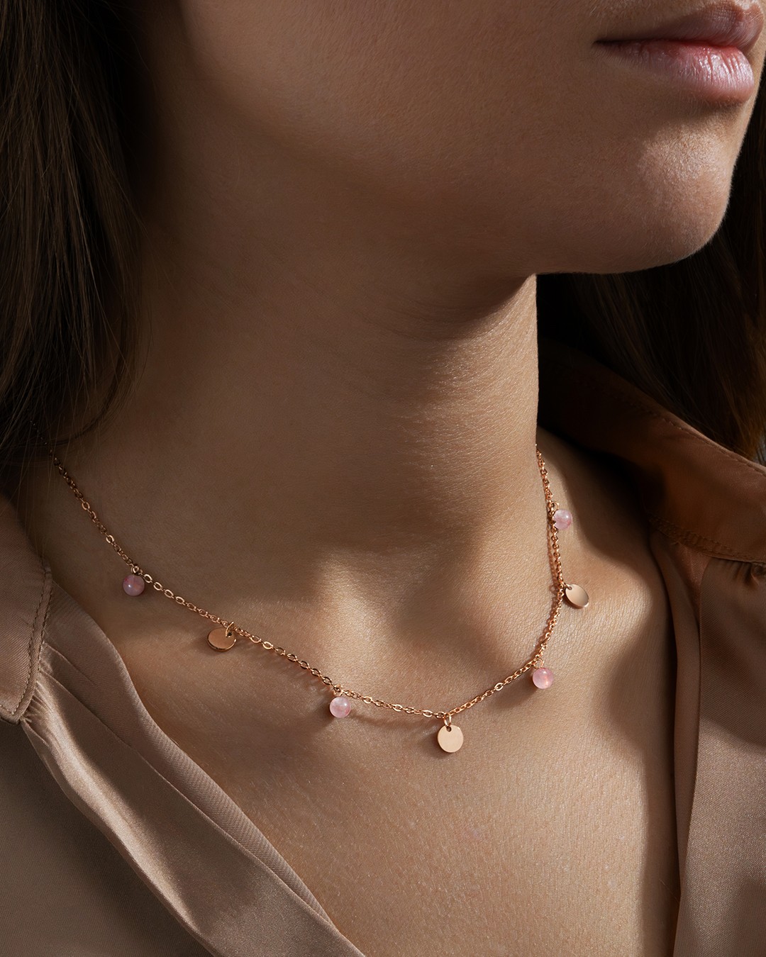 Anhänger Rosévergoldeter Edelstahl Comissinotto