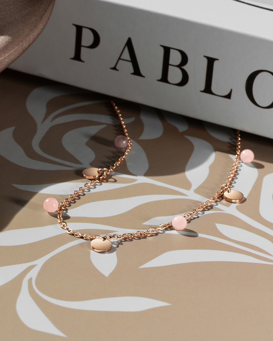 Packshot Anhänger Rosévergoldeter Edelstahl Comissinotto