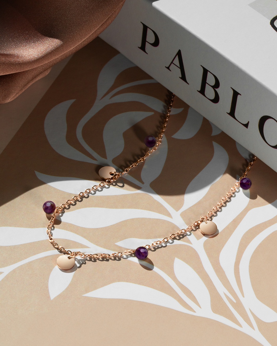 Packshot Anhänger Rosévergoldeter Edelstahl Scopellotto